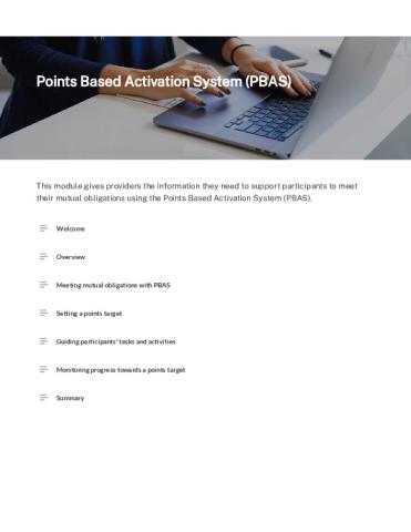 Workforce Australia - Points Based Activation System training module.pdf