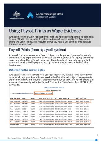 Knowledge Article - Using Payroll Prints as Wage Evidence - Public - V1.02.pdf