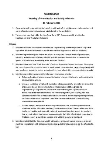 Work Health and Safety Ministers&#039; Meeting – 28 February 2023.pdf