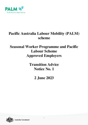 SWP PLS Approved Employer to PALM Transition Advice No.1.pdf