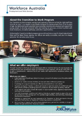 Joblink Plus TTW Service Delivery Plan - Employers 2023 - FWO.PDF