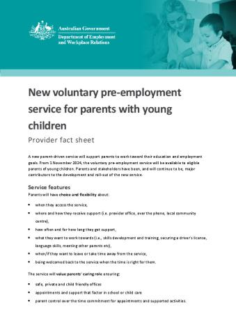 Factsheet for Providers - new voluntary parent service.pdf