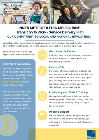 Jobs Statewide - TtW Employer Service Delivery Plan - Inner Metro Melbourne v2.pdf