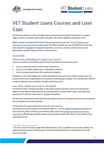 VET Student Loans Courses and Loan Caps.pdf