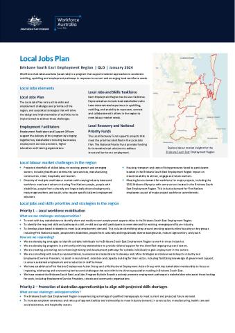 Brisbane South East - Local Jobs Plan - January 2024 - FINAL.pdf