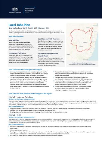 New England and North West - Local Jobs Plan - January 2024 - FINAL.pdf