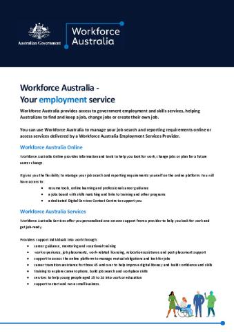 Workforce Australia Factsheet.pdf