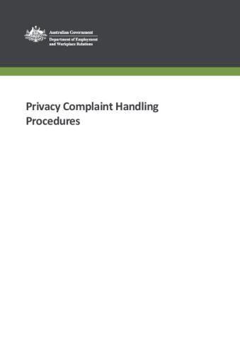 DEWR Privacy Complaints Handling Procedures.pdf