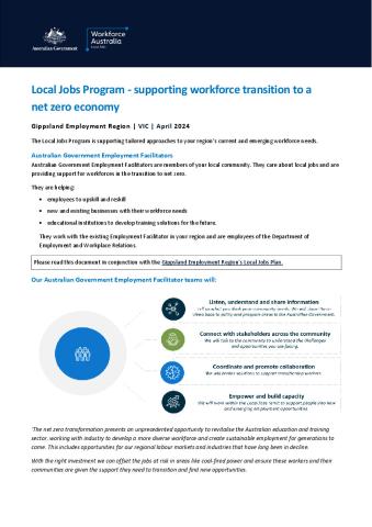 Gippsland – Supporting workforce transition to a net zero economy.pdf