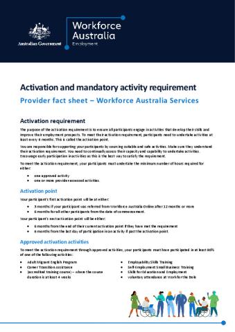 Activation-Mandatory-Activity-Requirement-Provider-FactSheet_PUBLISH - 26 June 2024.pdf