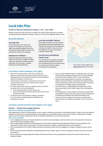 Goulburn Murray Local Jobs Plan - June 2024 FINAL.pdf