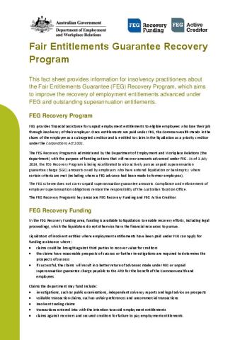 FEG Fair Entitlements Guarantee Recovery Program factsheet (July 2024).pdf