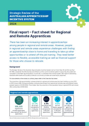 Final report - Regional and remote apprentices Factsheet.pdf