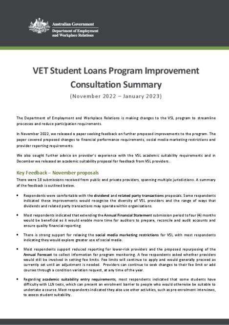 VSL Consultation Summary Nov 22 - Jan 23.pdf