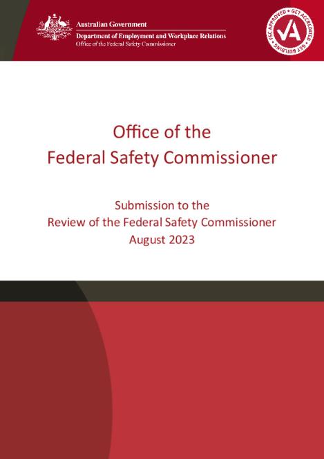 Office of the Federal Safety Commissioner Submission - August 2023.pdf