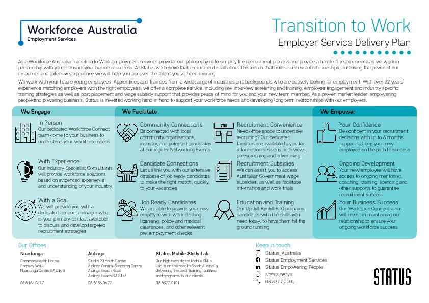 Status TtW Employer Delivery Plan SA.PDF