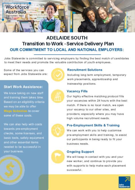 Jobs Statewide - TtW Employer Service Delivery Plan - Adelaide South v2.pdf