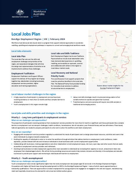 Bendigo - Local Jobs Plan - February 2024 FINAL.pdf