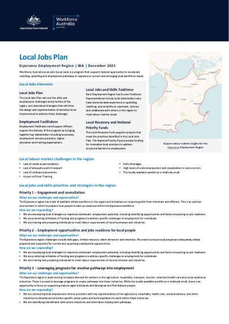 Esperance Local Jobs Plan - December 2023 - Final.pdf