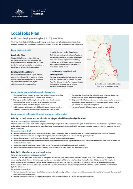 Gold Coast - Local Jobs Plan - June 2024 - FINAL pdf.pdf