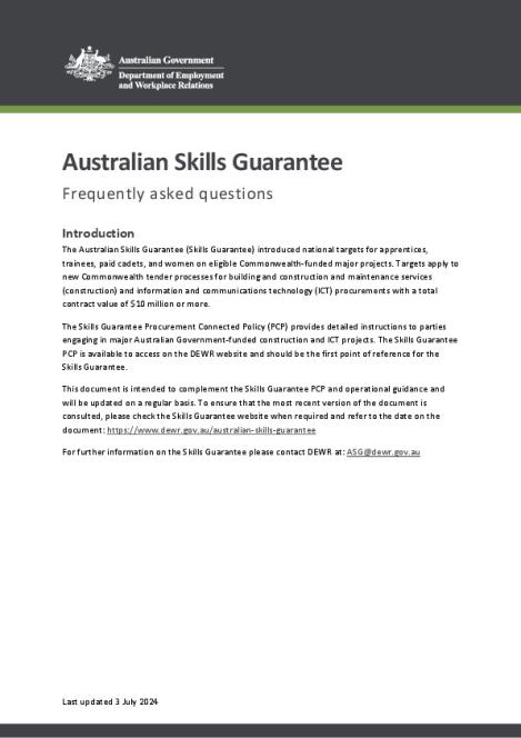 Australian Skills Guarantee Frequently Asked Questions - July 2024.pdf