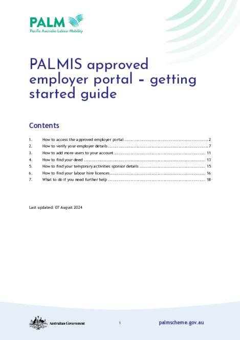 PALMIS approved employer portal - getting started guide.pdf