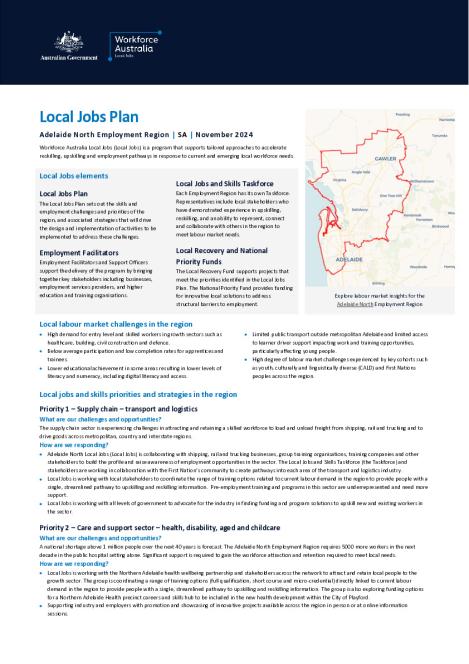 Adelaide North - Local Jobs Plan - November 2024 - FINAL.pdf