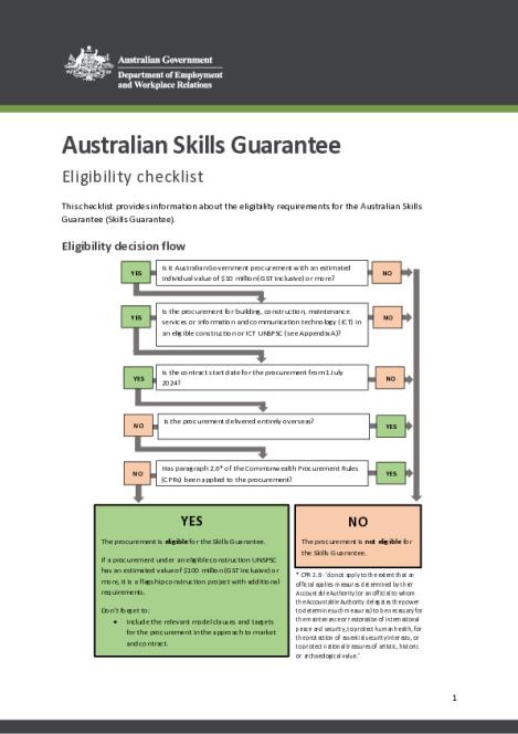 Australian Skills Guarantee Eligibility Checklist - November 2024.pdf