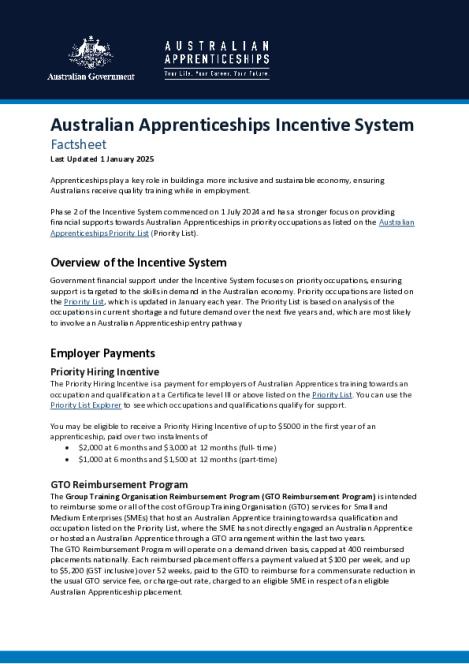 Australian Apprenticeships Incentive System Factsheet.pdf