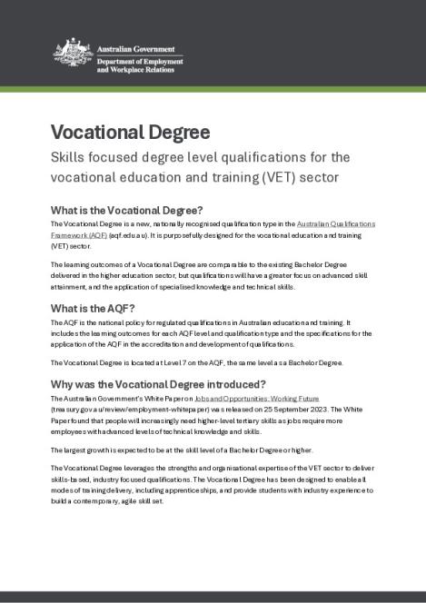 D25 612014  Vocational Degree - FAQs.pdf